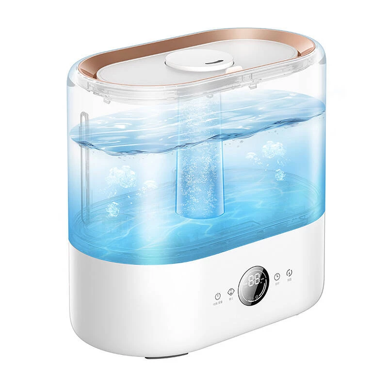 Humidificador Deerma ST636W, depósito 4,5 L, 28 W, dorado/blanco, 277×156×270 mm