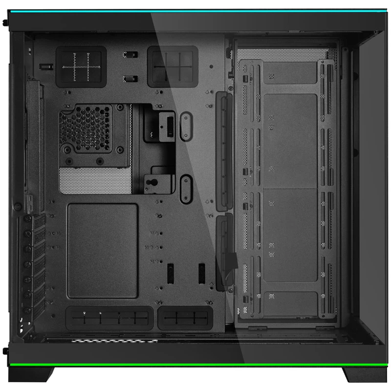 Caja de PC Lian Li O11DERGBX O11D EVO cristal semitorre negra RGB templado