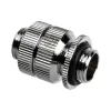Adaptador de enlace Bitspower Touchaqua Link hembra G1/4 pulgadas macho a tubo Link ajustable 16-22mm - pack de 2, plata
