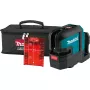 Makita SK105DZ láser de líneas cruzadas inalámbrico, 12 V máx., sin batería