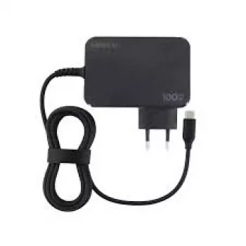 Mobilis Energia Cargador 100W USB-C GaN Fuente de alimentación para portátil-tablet cable 1,8m Negro