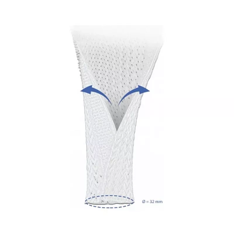 Funda de malla DeLOCK 20820 10 m x 32 mm blanco
