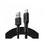 Cable Lightning Green Cell KABGC18 — 2 m, Lightning a USB-A, negro