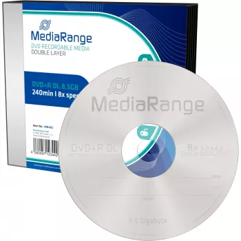 DVD+R DL MediaRange MR465 8,5 GB 5 uds.