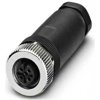 Conector de cable Phoenix Contact 1696439 M12 Negro - Acero inoxidable (1696439)
