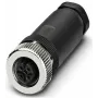 Conector de cable Phoenix Contact 1696439 M12 Negro - Acero inoxidable (1696439)