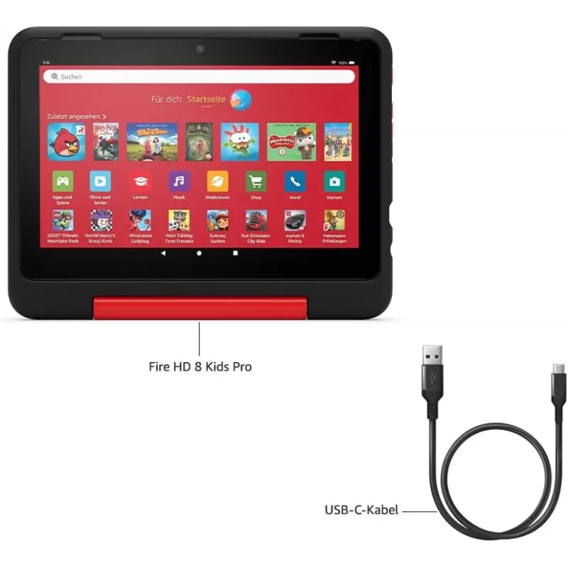 Amazon | Fire HD 8 Kids Pro (2024) | Rosa | 1280 x 800 píxeles | 32 GB | Wi-Fi | 802.11ac | Versión Bluetooth 5.2