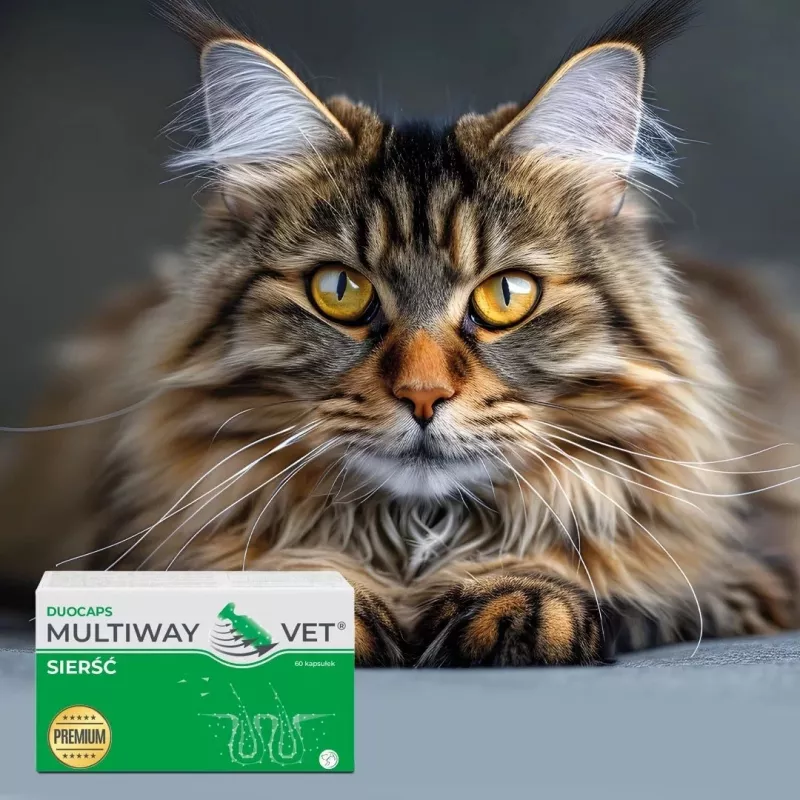 Cápsulas blandas con cierre giratorio JM Sante Multiway Vet pelo y piel para perros y gatos 60 uds., 150 g