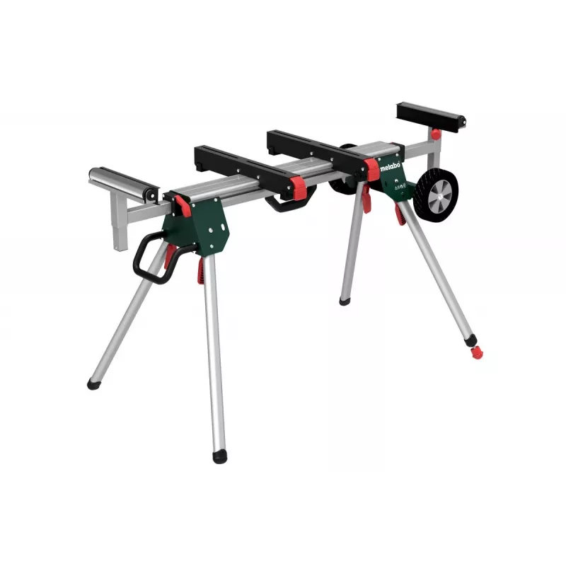 Soporte para sierras de ingletear y tronzar Metabo 629005000 verde acero inoxidable 4 patas