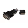 Cambiador de género Microconnect USBADB9M USB 2.0 serie negro