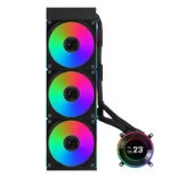 Refrigeración líquida todo en uno para CPU Lian Li GA II Hydroshift II LCD-C 360CL 12 cm negro 1 ud.