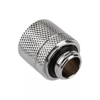 Conector recto Alphacool Eiszapfen G1/4 pulgadas macho a 13/10 mm – Cromo Plata