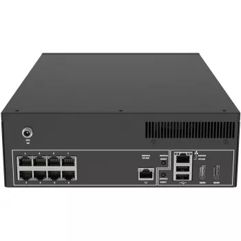 Grabador de vídeo en red - 8 canales IP - 4 TB HDD - Switch PoE - HDMI - USB 3.2