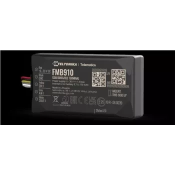Rastreador GPS TELTONIKA FMB910 Compatibilidad multiconstelación, 128 MB de memoria
