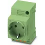 Phoenix Contact base de enchufe para armario eléctrico EO-CF/PT/LED/GN verde 1 ud. (804041)