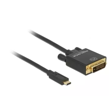 Adaptador USB-C a DVI DeLOCK 1 m 85320
