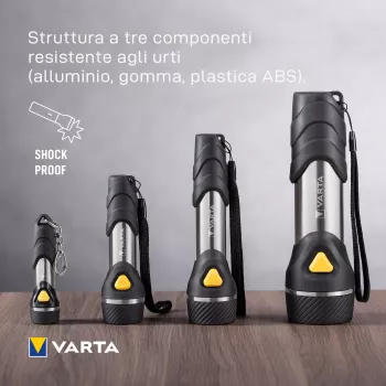 Linterna de mano Varta Day Light Multi LED F20 negro plata amarillo