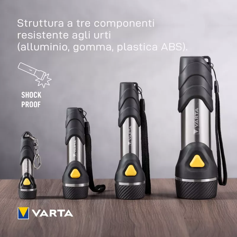 Linterna de mano Varta Day Light Multi LED F20 negro plata amarillo