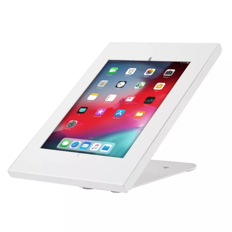 Soporte de mesa MACLEAN MC-909W regulable en altura blanco para tablets y dispositivos