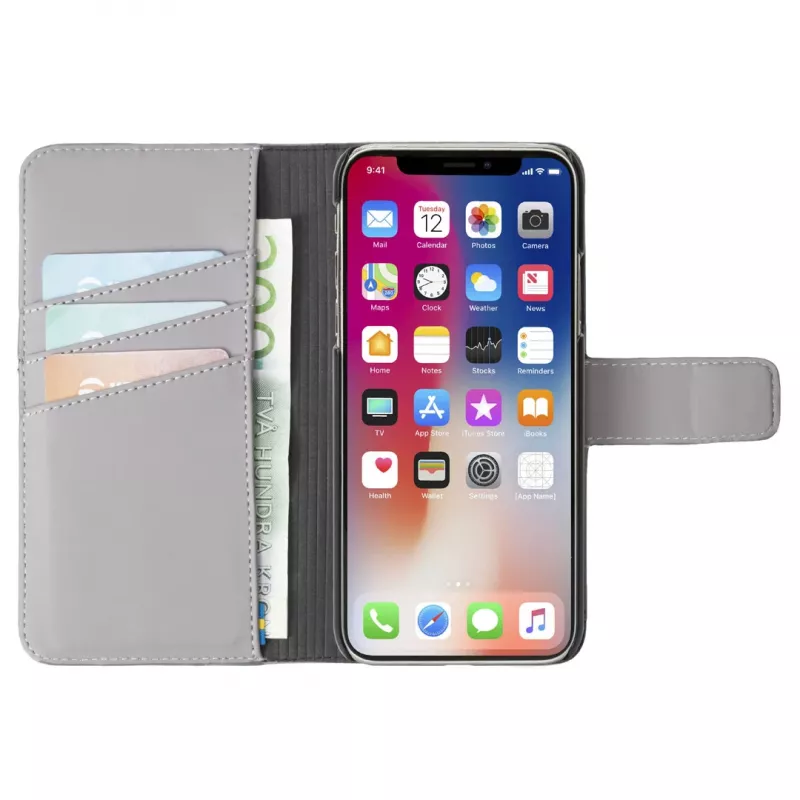 Funda tipo folio Krusell Loka iPhone XS Max 16,5 cm gris