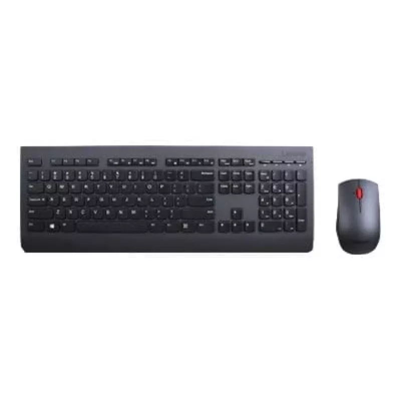 Lenovo Combo inalámbrico profesional de teclado y ratón, Alemán