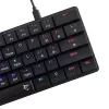 Teclado mecánico White Shark Nagamaki GK-006131 negro distribución US switches marrones