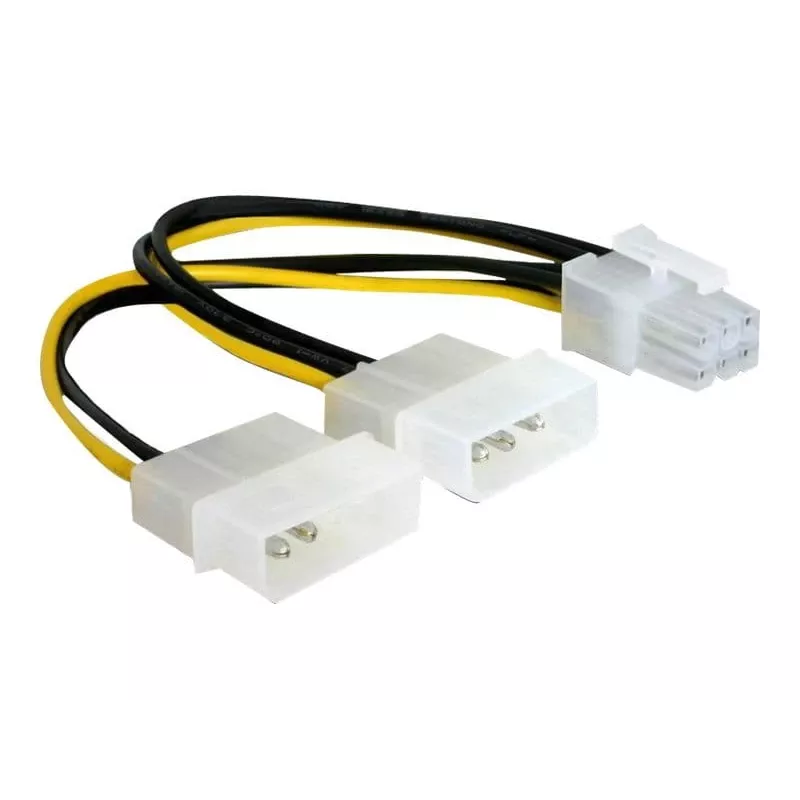 Cable de alimentación para tarjeta PCI Express DeLOCK 82315 0,15m