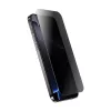 Cristal templado con privacidad Crong para iPhone 16 Pro — antirreflejos, resistente a arañazos