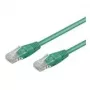 Wentronic Goobay cable de red CAT 5e, U/UTP, verde, 0,25 m - mezcla de cobre CCA (68612)