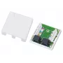 Conector de cables Alantec GN002 2×RJ45 conector hembra–conector hembra blanco recto plástico