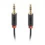 SBS TECABLE35KR - cable de audio - mini-phone estéreo 3,5 mm macho a mini-phone estéreo 3,5 mm macho - 1,5 m - negro (TECABLE35KR)