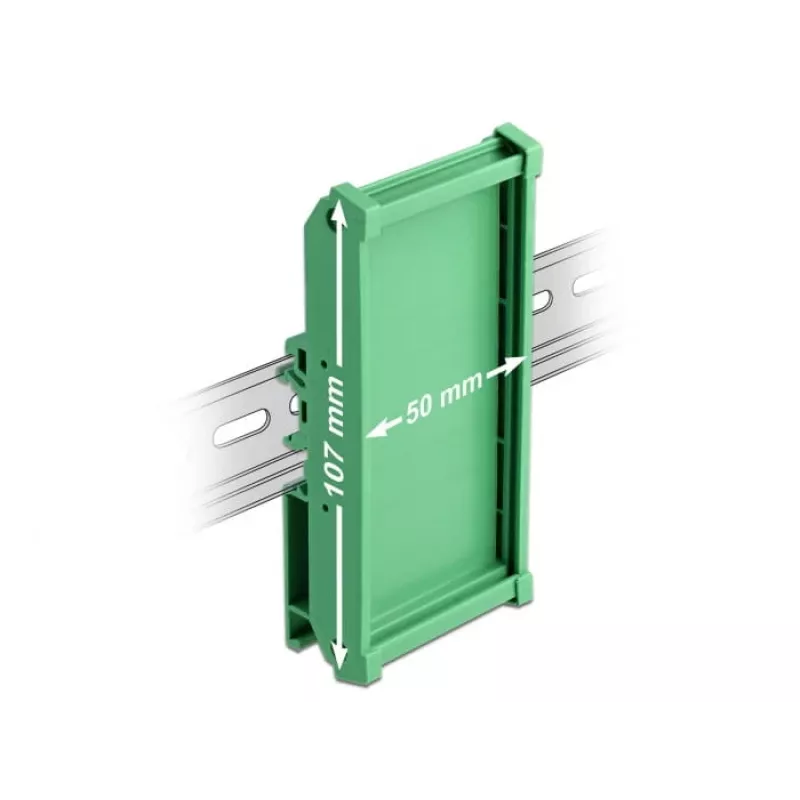 Soporte para placas DeLOCK 66572 107 mm para carril DIN