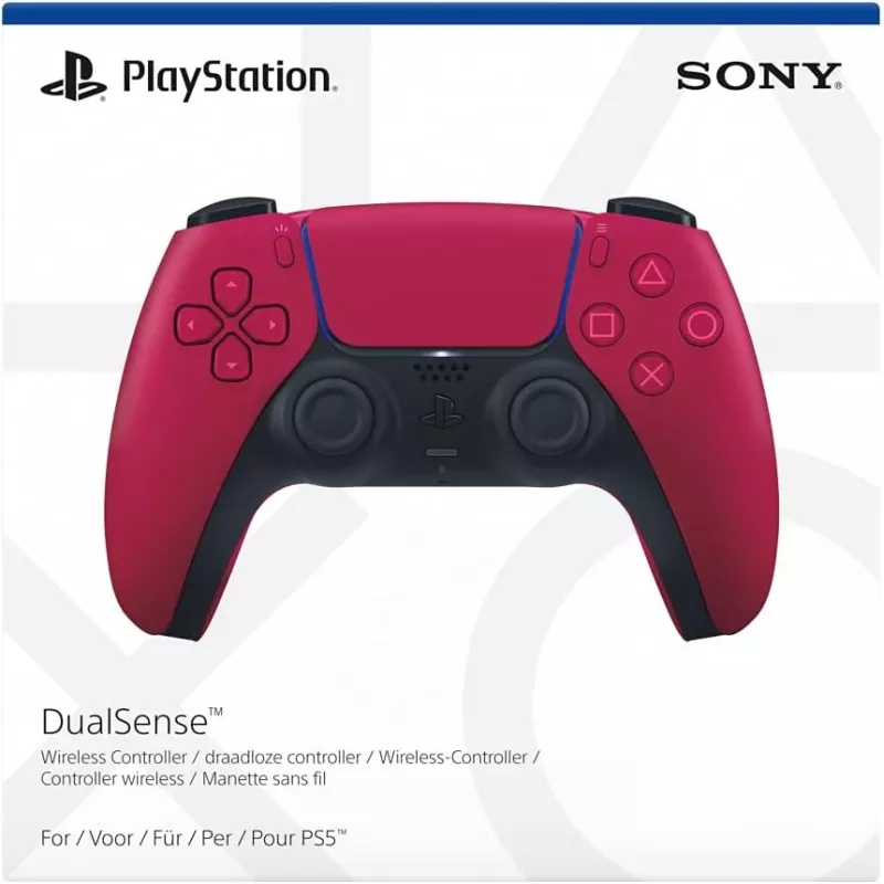 Mando Sony DualSense v3 rojo — Bluetooth/USB, USB-C, batería integrada, PS5, 160×106×66 mm