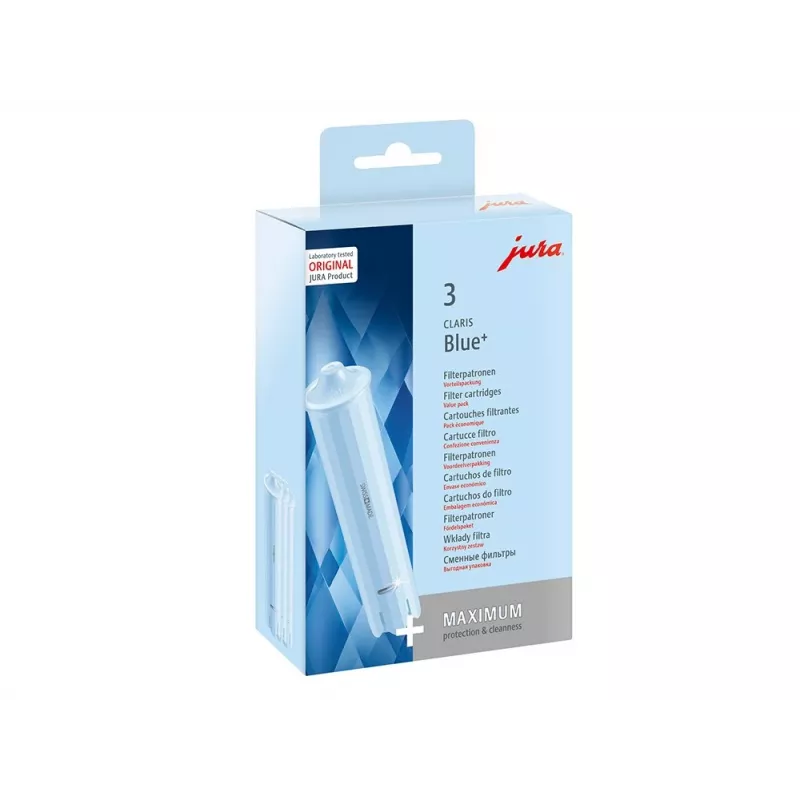 JURA CLARIS Blue+ 24231 cartucho filtrante de agua (3 uds.)