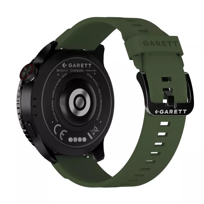Smartwatch Garett Compass GPS negro — Smartwatch Garett Compass GPS, negro