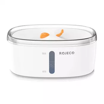 Fuente de agua para mascotas Rojeco inalámbrica 2,5L RYSJ-13 — bebedero automático para mascotas