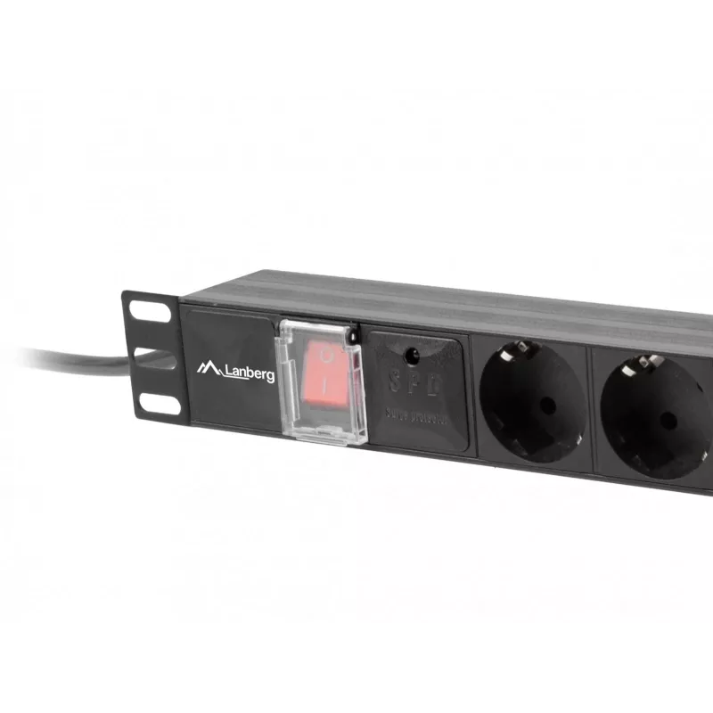 Unidad de distribución de energía Lanberg PDU-07F-0200-BK