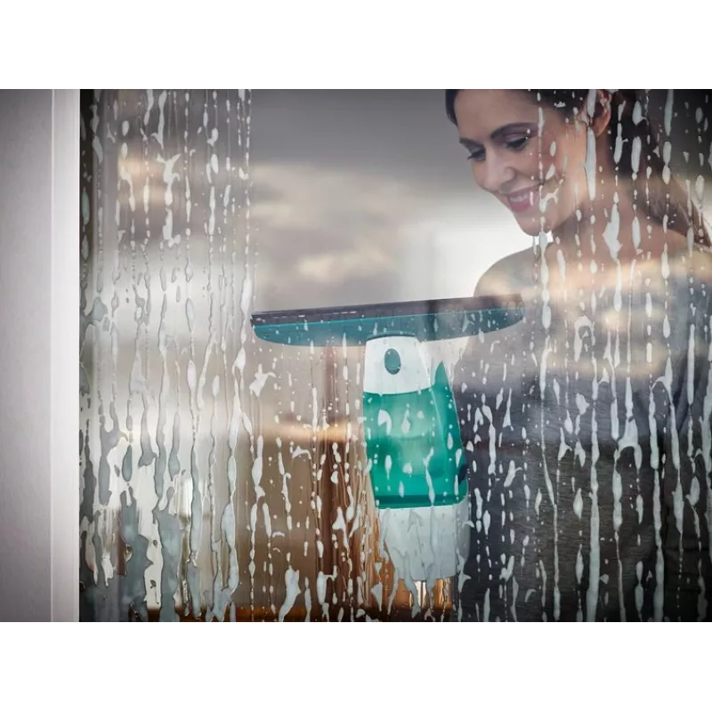 Limpiacristales con aspirador Leifheit Window Vacuum Glass Cleaner Dry&Clean con mango y cepillo 51003