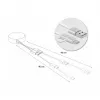 Cable enrollable DeLOCK USB 2.0 2 en 1 Type-A a Micro-B y USB-C™