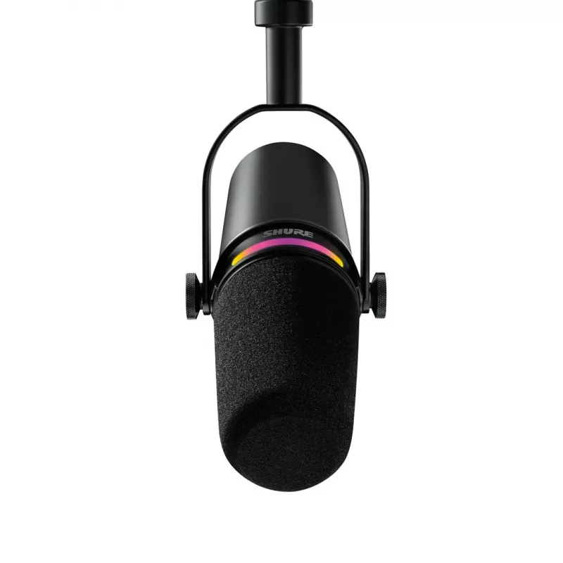 Shure MV7+-K - Micrófono para locución y canto con conexión XLR/USB-C, negro