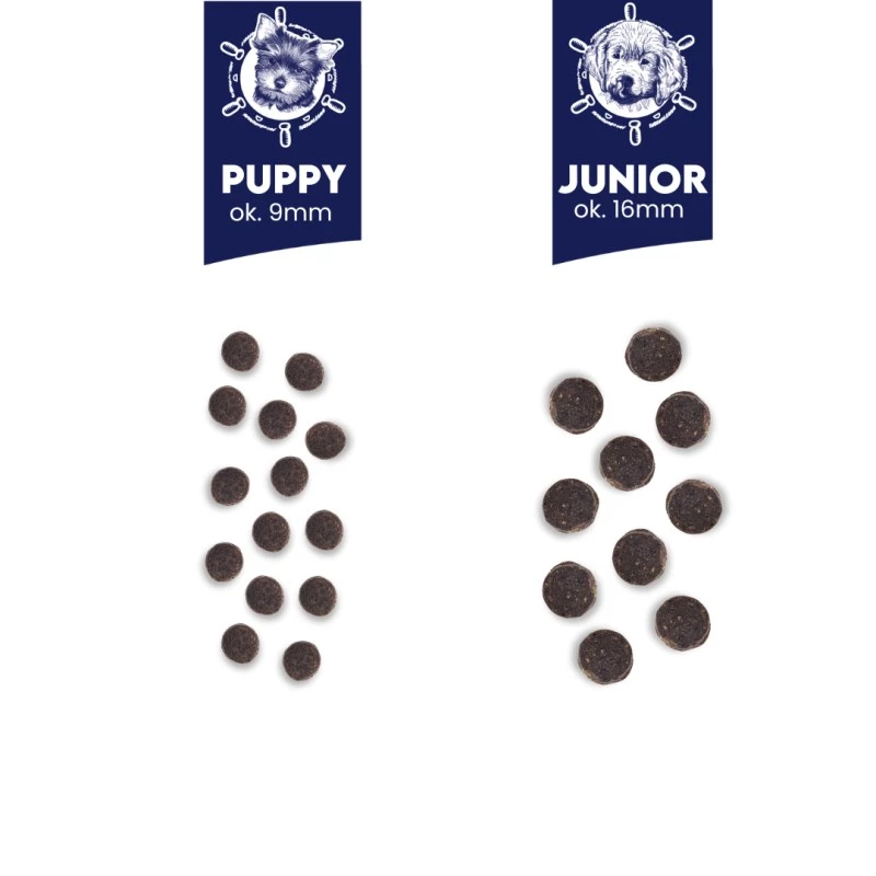 Comida seca para perros BALTICA Cachorro Pato con Salmón XS/S 1 kg — Comida para cachorros de razas pequeñas