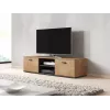 Cama Meble SOHO 140 mueble de TV, roble Lefkas/negro