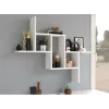 Estantería de pared FIESTA 85x15x73,5 cm, blanco