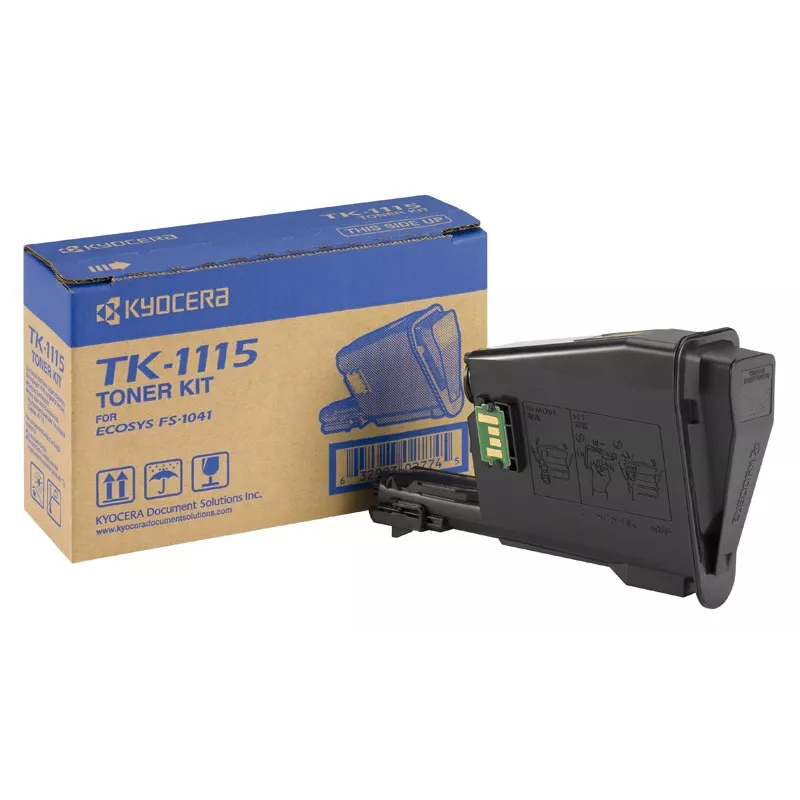 Cartucho de tóner KYOCERA TK-1115 1 ud. original negro