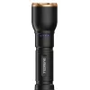 Linterna Duracell DF2500R — negra, linterna de mano recargable