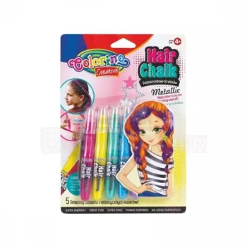 Tizas para el pelo Colorino Creative Metallic 5 colores