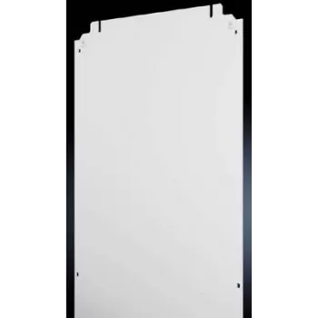 Placa de montaje Rittal KX 1566.800, acero, 2 mm de grosor, blanca, 1,43 kg