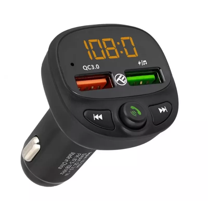 Tellur FMT-B7 Transmisor FM Bluetooth, negro