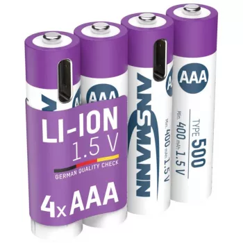 Ansmann 1311-0028 pila doméstica batería AAA litio-ion (Li-Ion)