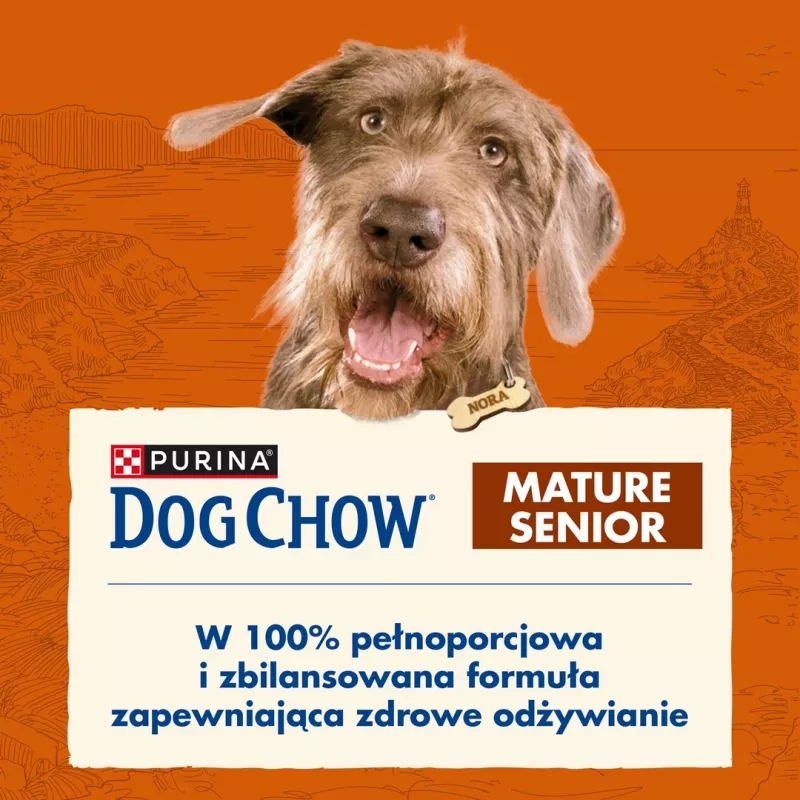 Purina Dog Chow Mature Senior alimento seco para perros con cordero, 14 kg